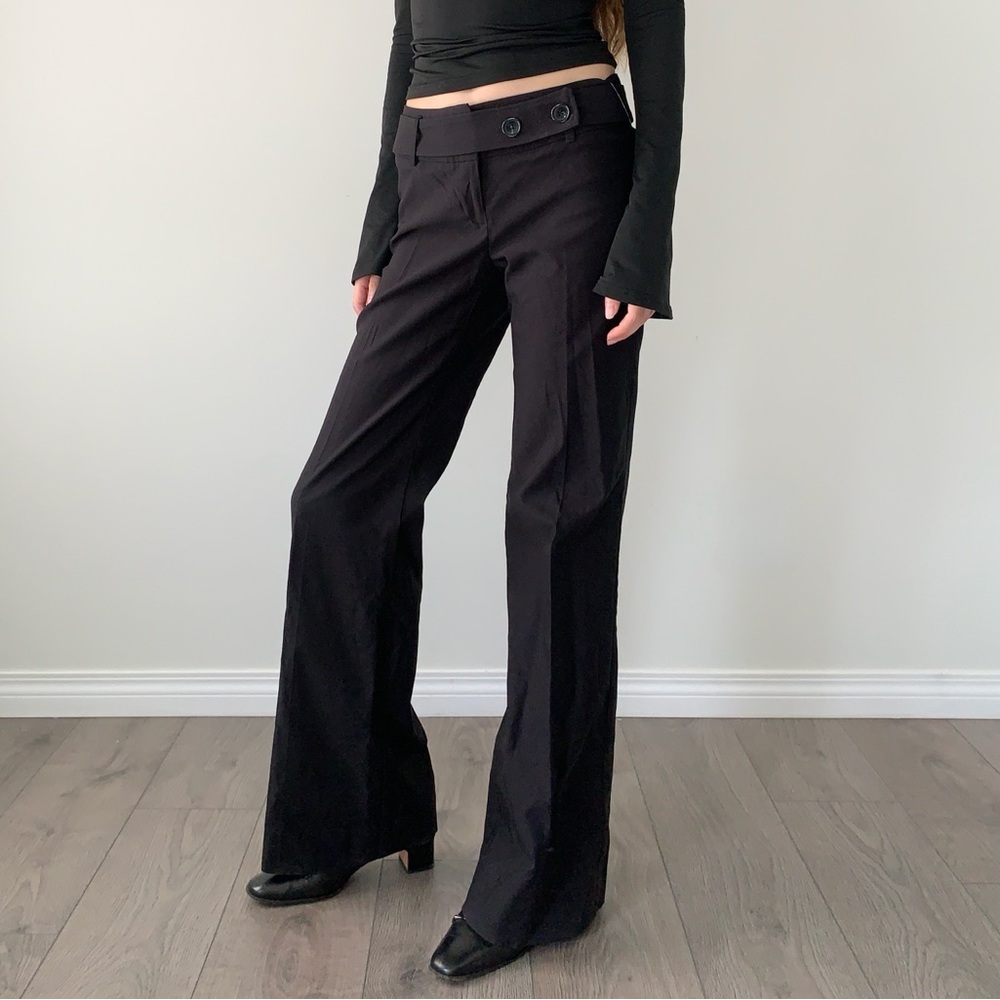 le chateau Black Wide Leg Dress Pants
